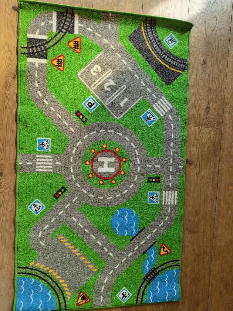 Ikea speelkleed met wegen en gebouwen, Ophalen of Verzenden