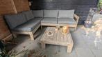 Mooie loungeset, Tuin en Terras, Tuinsets en Loungesets, Ophalen, 4 zitplaatsen, Hardhout, Zo goed als nieuw