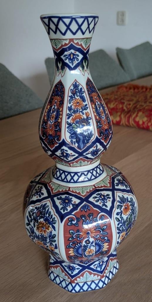 Boch Brugge vaas, Gebruikt, Overige kleuren, Ophalen of Verzenden, Glas