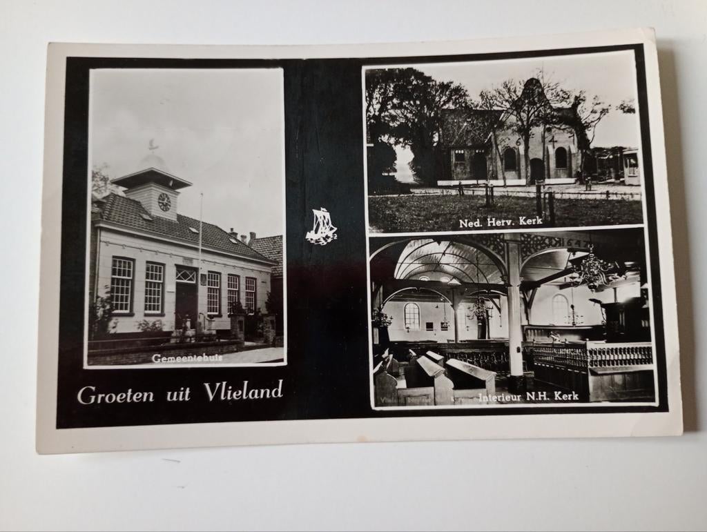 Vlieland 1953, Ophalen of Verzenden, 1940 tot 1960, Gelopen, Waddeneilanden