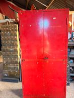 Robuuste rode gereedschapskast/opbergkast, Auto diversen, Ophalen, Gebruikt