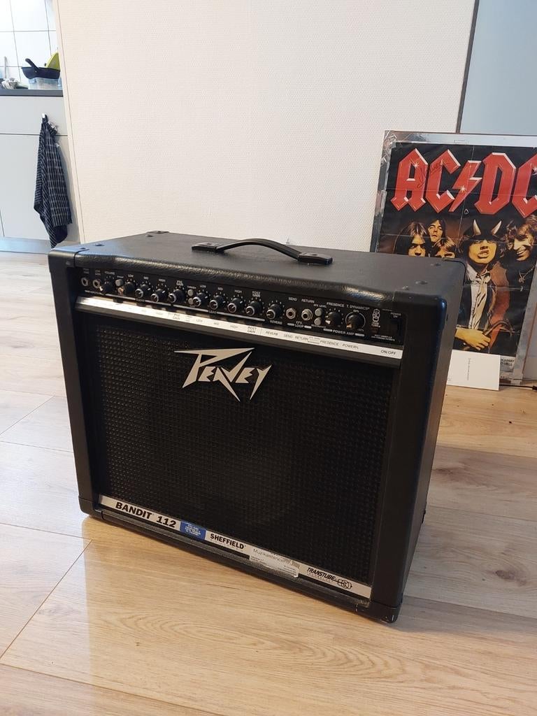 Peavey Bandit 112 versterker (90s Silver Stripe), Ophalen, Gebruikt, Gitaar, 100 watt of meer