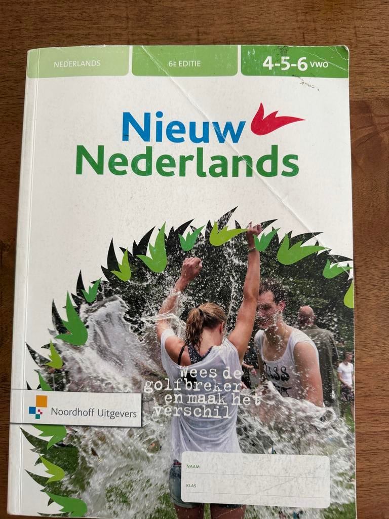 Nieuw Nederlands Leerboek VWO 4-5-6 (6e editie), Ophalen of Verzenden, Alpha, Gelezen, Overige niveaus