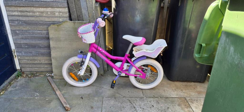 Roze kinderfiets 14 inch - Princess, Ophalen