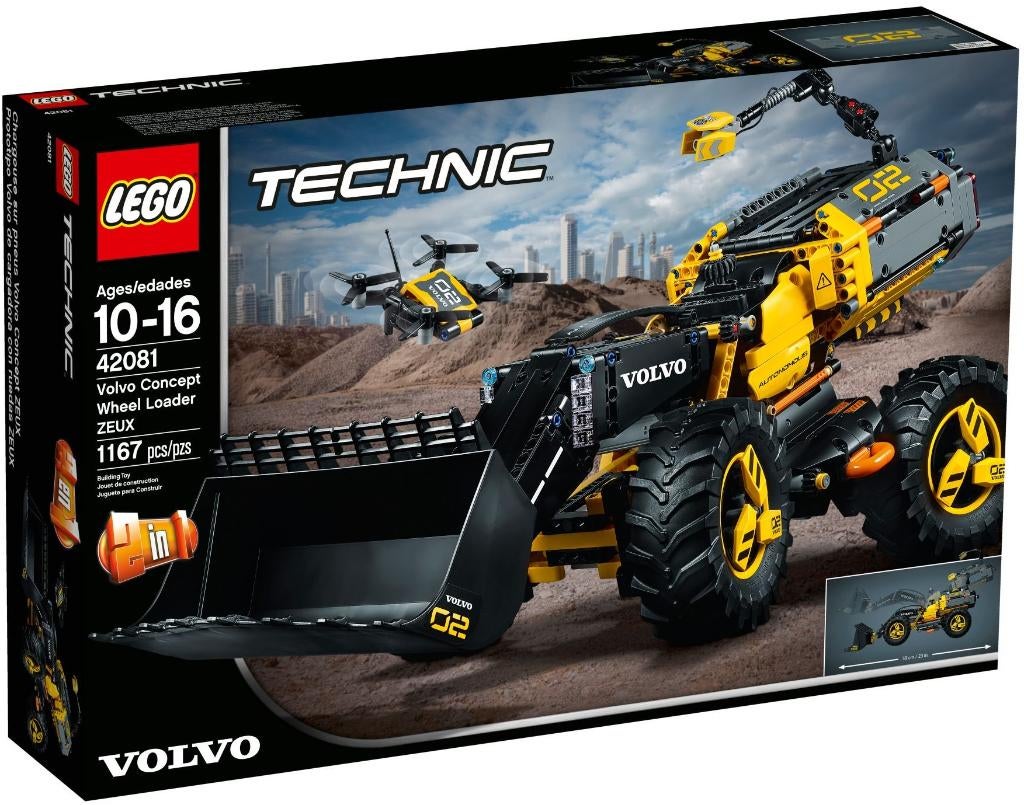 LEGO Technic 42081 Volvo Concept Wiellader Zeux * LEGOhuis, Lego, Nieuw, Ophalen of Verzenden, X