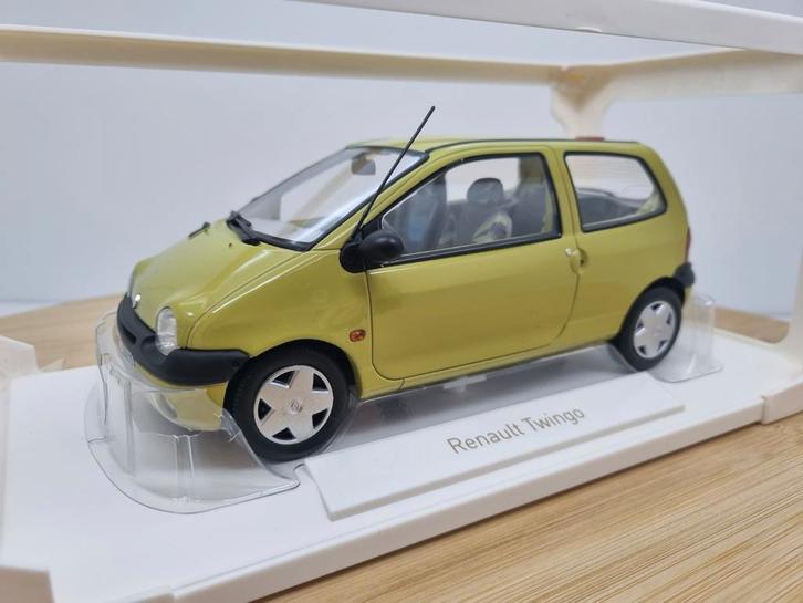 Norev Renault Twingo 1998 Anis Yellow 1:18, Hobby en Vrije tijd, Modelauto's | 1:18, Nieuw, Auto, Norev, Ophalen of Verzenden