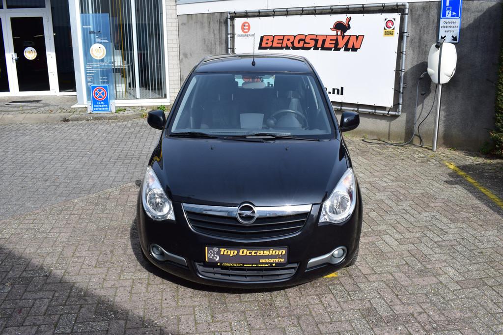 Opel Agila AUTOMAAT 1.2 16V Edition (bj 2012), Auto's, Stof, Zwart, Origineel Nederlands, Bedrijf