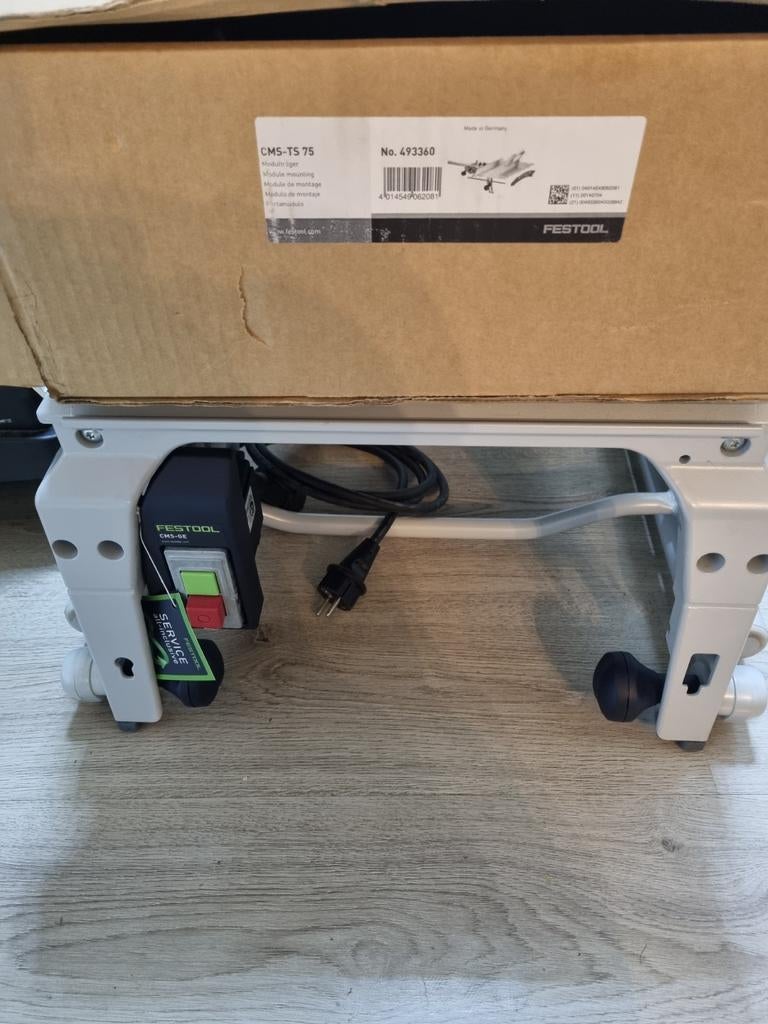 Festool CMS-GE en een Festool Cms-Ts 75. / Nieuw ongebruikt, 70 mm of meer, Nieuw, Ophalen of Verzenden, 1200 watt of meer