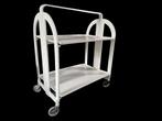 Prachtige inklapbare vintage space age Guzzini trolley, Huis en Inrichting, Ophalen, Gebruikt