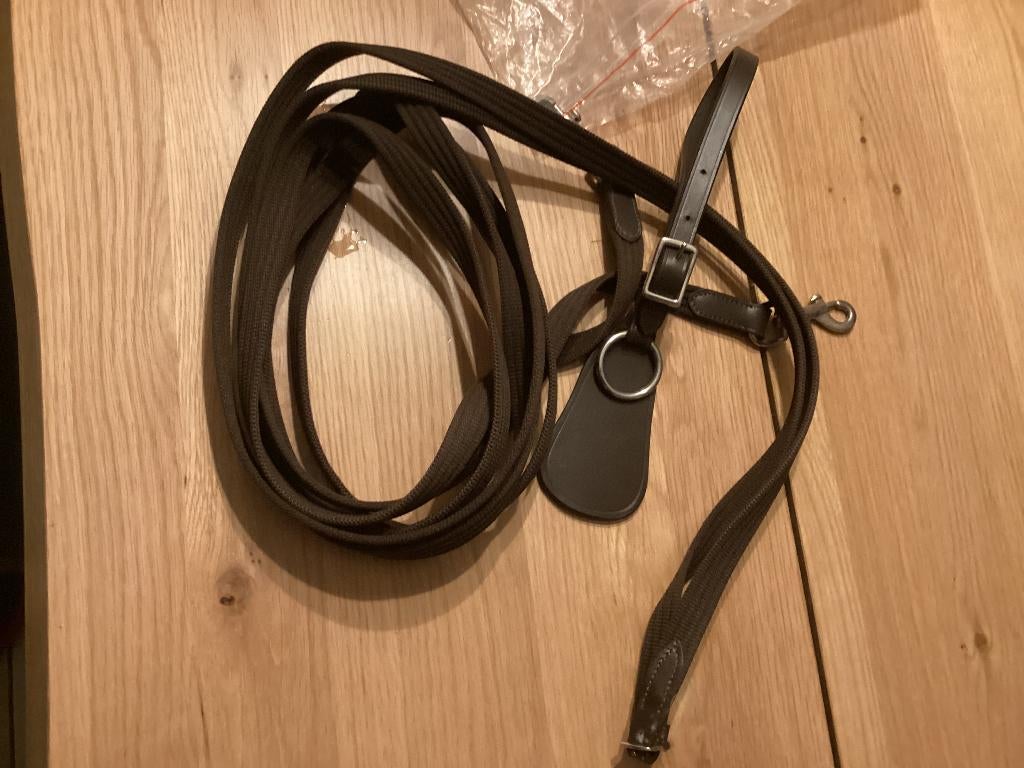 Nieuw HB Slofteugel Webband met singelriem Bruin Full, Dieren en Toebehoren, Ophalen of Verzenden, Nieuw, Overige soorten