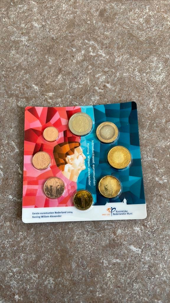 Eerste euromunten setje 2014, Ophalen of Verzenden, Koningin Beatrix, Euro's