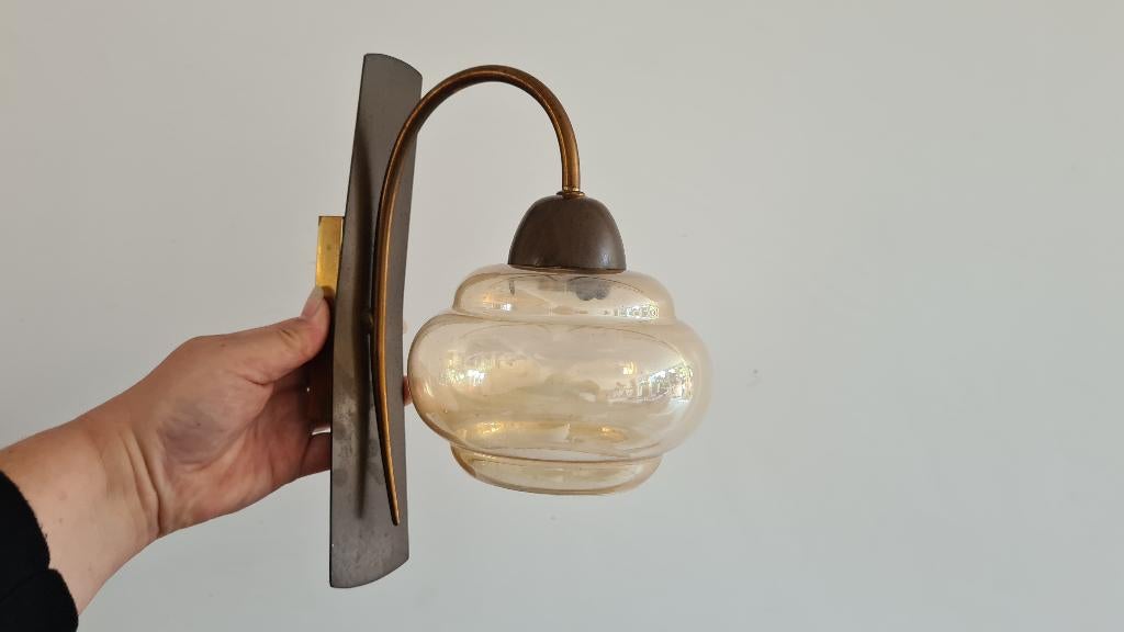 Wandlamp, Huis en Inrichting, Lampen | Wandlampen, Ophalen of Verzenden, Glas