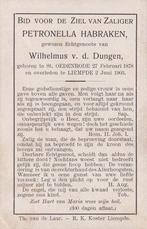Habraken Petronella 1878 St Oedenrode 1903 Liempde, Ophalen, Bidprentje