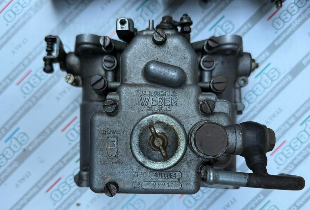 2 sets Weber 40DCOE4 Alfa Romeo Giulia Sprint GT / GTC, Auto-onderdelen, Motor en Toebehoren, Ophalen of Verzenden, Gebruikt, Alfa Romeo