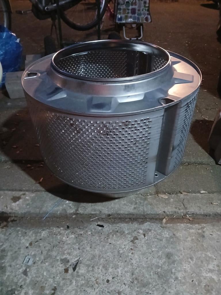 Unieke vuurkorf van wasmachinetrommel, Tuin en Terras, Vuurkorven, Ophalen, Gebruikt, Vuurkorf