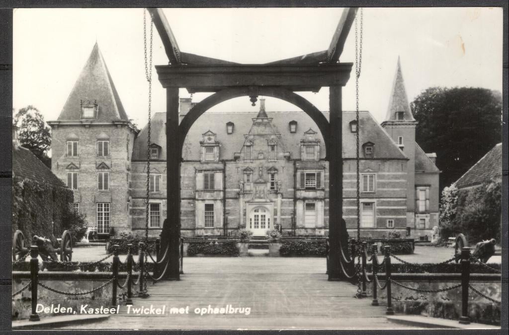 Delden - Kasteel Twickel met ophaalbrug, Verzenden, 1960 tot 1980, Ongelopen, Overijssel