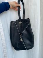 Zwarte leren Claudio Ferrici tas, Ophalen, Gebruikt, Zwart, Overige typen