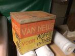 Vintage Van Nelle Koffie en Thee Blik - Authentiek, Ophalen of Verzenden