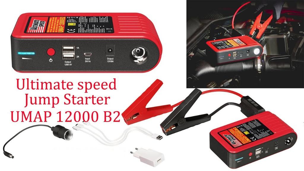 Starthulp 12000 B2 Draagbare Startopstartmotor + Powerbank, Auto diversen, Jumpstarters, Ophalen of Verzenden, Nieuw