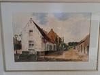 Aquarellen van Jo Wulms (2003) - Straat & Rivier Stevensweer, Antiek en Kunst, Kunst | Schilderijen | Klassiek, Ophalen