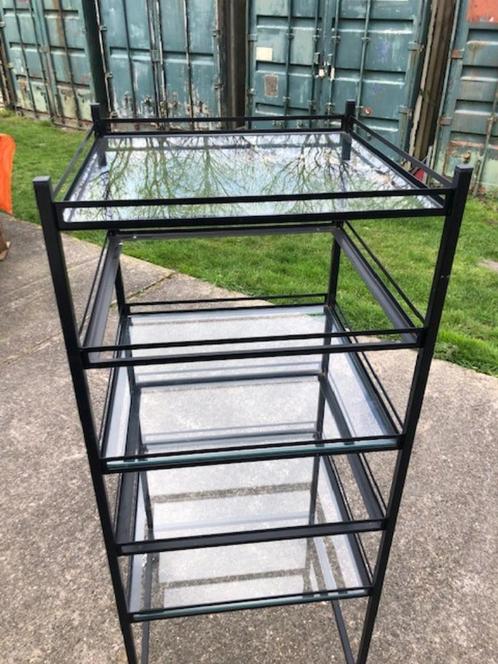 open vitrine etagère kast met 3 legborden., Huis en Inrichting, Woonaccessoires | Etagères, Ophalen