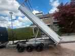 Hapert tridem kipper met hydraulische steunpoot, Auto diversen, Aanhangers en Bagagewagens, Ophalen, Zo goed als nieuw