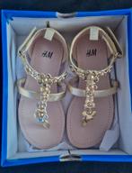 Goudkleurige H&M Sandalen Maat 26, Meisje, H&M, Schoenen, Ophalen of Verzenden