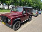 Unieke full electric Land Rover Defender  110 2010 Rood, Auto's, Automaat, Zwart, 4 cilinders, 2298 kg