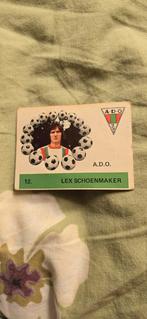 Vintage ADO voetbalplaatje Lex Schoenmaker '70, Verzamelen, Ophalen of Verzenden