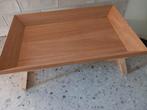 Houten dienblad met opklapbare poten, Minder dan 45 cm, Minder dan 55 cm, Eenvoudig, Ophalen of Verzenden