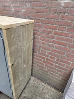 metalen kast bekleedt met steigerhout, Ophalen of Verzenden, 'T Olde Gre-j, Info@toldegrej.nl, Endepoelstraat 20f Didam