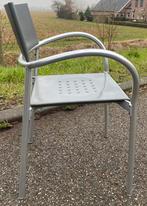 Design tuinstoelen, stapelbaar., Ophalen, Gebruikt, Aluminium, Stapelbaar