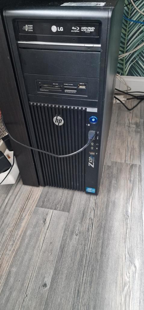 HP Z420 Workstation Desktop PC, Computers en Software, Desktop Pc's, Gebruikt, 3 tot 4 Ghz, HDD, SSD, 8 GB, Met videokaart, Ophalen of Verzenden