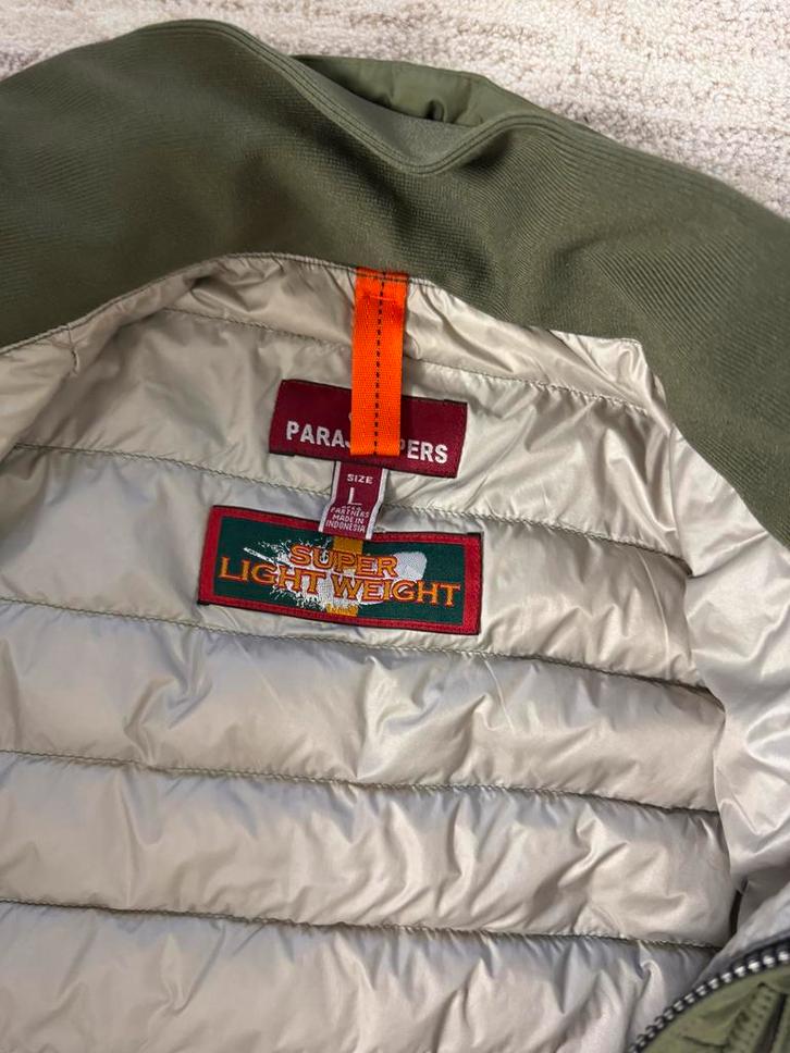 Parajumpers Jas - Maat L - Olijfgroen, Kleding | Heren, Jassen | Zomer, Zo goed als nieuw, Maat 52/54 (L), Groen, Ophalen of Verzenden