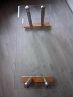 glazen salontafel, Huis en Inrichting, Ophalen, 100 tot 150 cm, Glas, 50 tot 100 cm