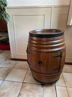 Houten ton op wieltjes, Huis en Inrichting, Barren, Ophalen