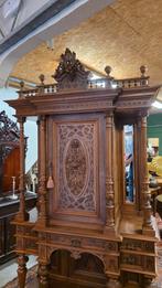 Subliem mooi groot notenhouten Franse kast, Ophalen