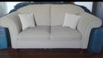 Bank stel Rib stof beige zgan overcompleet, Hout, Overige maten, 150 tot 200 cm, 75 tot 100 cm