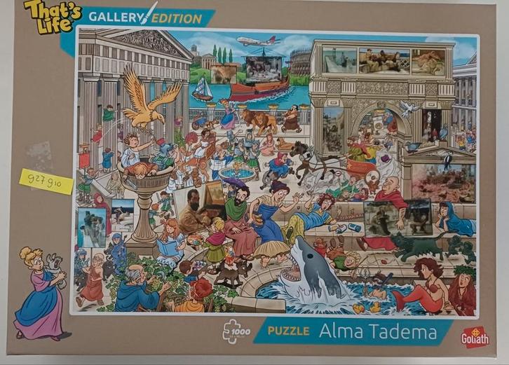 That's Life Alma Tadema Puzzel 1000 stukjes 927910, Hobby en Vrije tijd, Denksport en Puzzels, Zo goed als nieuw, Legpuzzel, 500 t/m 1500 stukjes