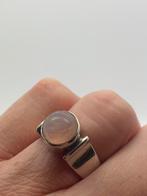 Z252 Prachtige zilveren Perli ring maat 17,25, Sieraden, Tassen en Uiterlijk, Ophalen of Verzenden, Zilver, Ring, Met edelsteen