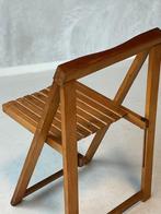 Jaren 70 klapstoelen 3x vintage retro klapstoel prijs p/stuk, Huis en Inrichting, Stoelen, Ophalen, Gebruikt, Vintage, Hout