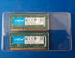 Crucial 8GB (2x4GB) DDR3L-1600 SODIMM Laptop / NUC / Mini PC, Computers en Software, RAM geheugen, Ophalen of Verzenden, Zo goed als nieuw