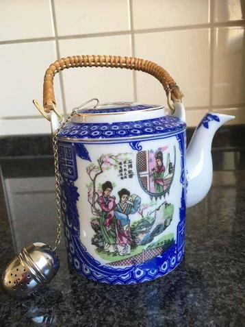 Chinese Theepot inclusief theezeef - Nieuw beschikbaar voor biedingen