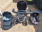 3 in 1 wandelwagen maxi cosi, Kinderen en Baby's, Kinderwagens en Combinaties, Ophalen, Gebruikt, Combiwagen, Verstelbare duwstang