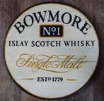 Handgeschilderd pubbord / Schotse whisky / Bowmore / whiskey, Verzamelen, Merken en Reclamevoorwerpen, Ophalen of Verzenden, Nieuw