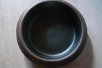 Nieuw bruine ronde stenen schaal, Ophalen, Schaal, Rond, Nieuw
