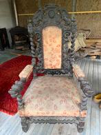 Antieke Franse houtsnijwerk fauteuils, Antiek en Kunst, Ophalen