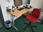 Bureau 160x60x76 verstelbaar in hoogte, Ophalen, Gebruikt