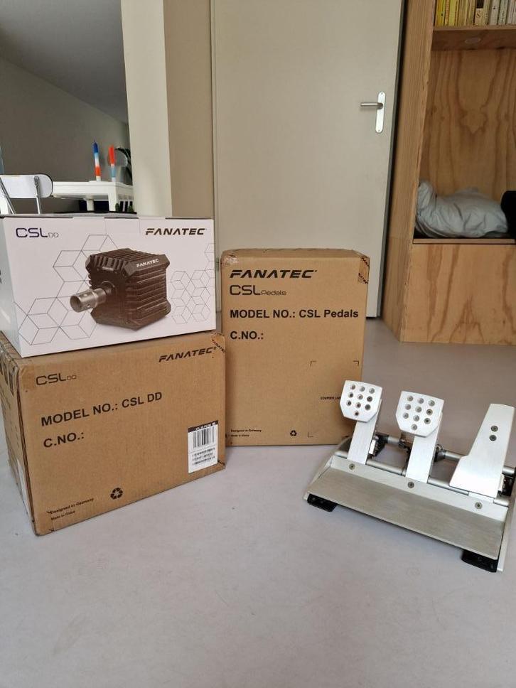 Fanatec CSL DD met CSR Elite of CSL pedalen | Nieuw in doos, Spelcomputers en Games, Spelcomputers | Overige Accessoires, Nieuw