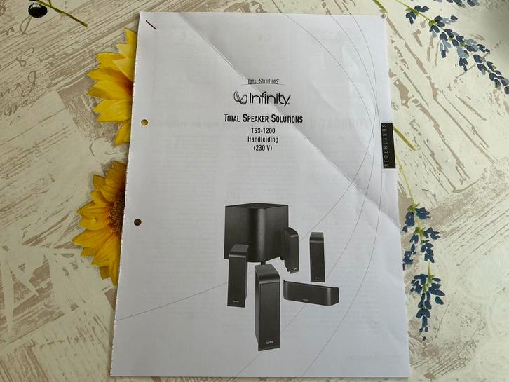 Infinity TSS-1200 5.1 speaker set met TS-stands 1200, Audio, Tv en Foto, Luidsprekers, Gebruikt, Surroundset zonder subwoofer